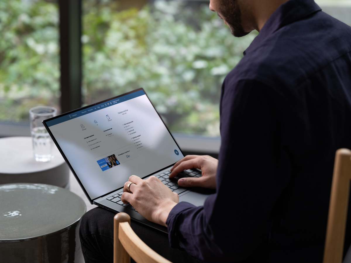 En bruger anvender DataLøn